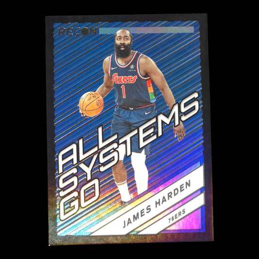 2021-22 JAMES HARDEN All Systems Go SP Recon 76ers #1