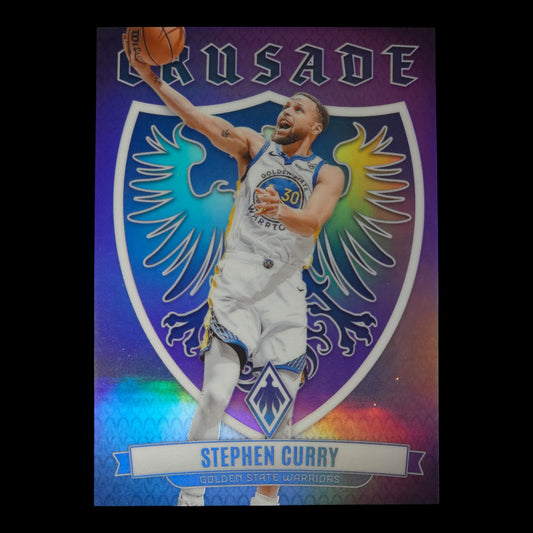 2023-24 STEPHAN CURRY Crusade Purple 36/75 Phoenix GWS #25