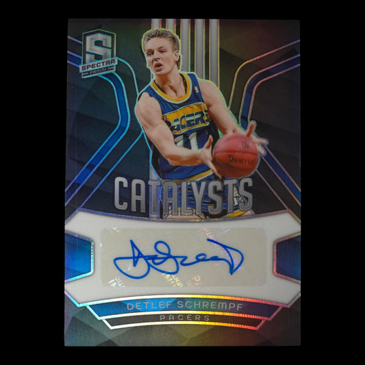 2023-24 DETLEF SCHREMPF Catalysts Autograph 39/99 Spectra Pacers CS-DSC