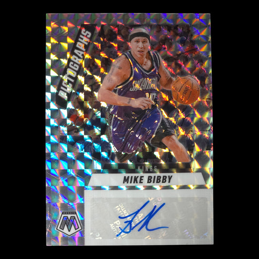2024-25 MIKE BIBBY Pictographs Auto Mosaic Kings PM-BIB
