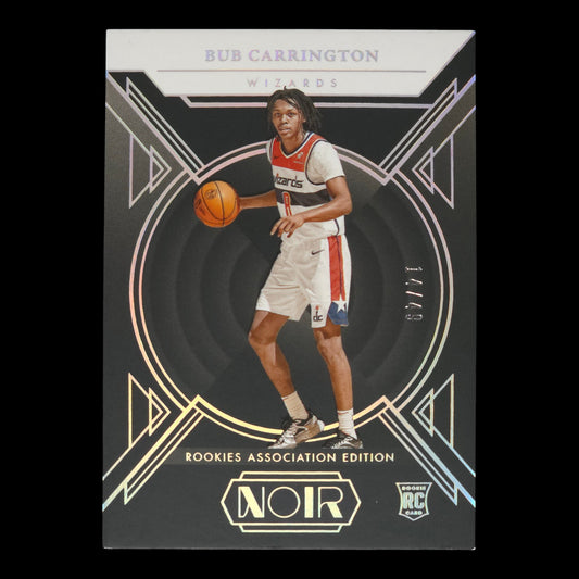 2024-25 BUB CARRINGTON Rookies Associated Edition 14/49 Noir Wizards #152