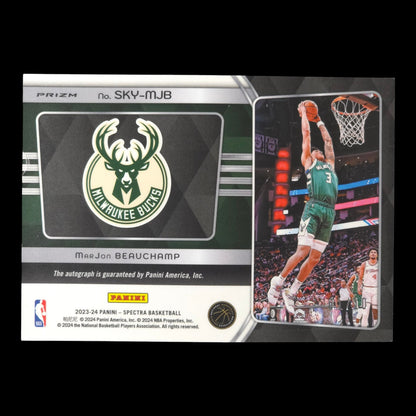 2023-24 MarJon Beauchamp Sky High Autograph Gold 1/10 Spectra Bucks SKY-MJB
