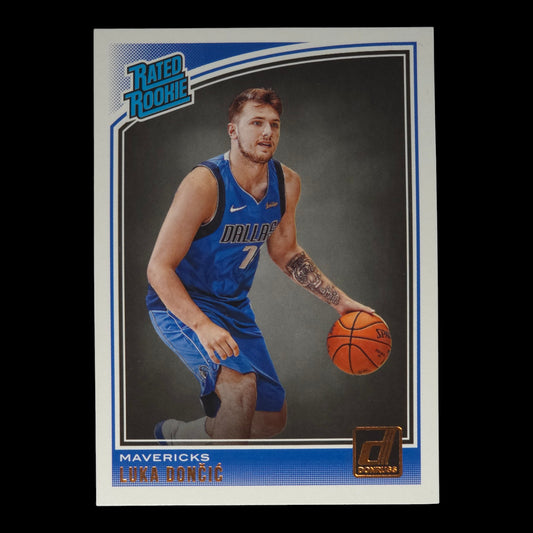 2018-19 LUKA DONCIC Rated Rookie Donruss Mavericks #177