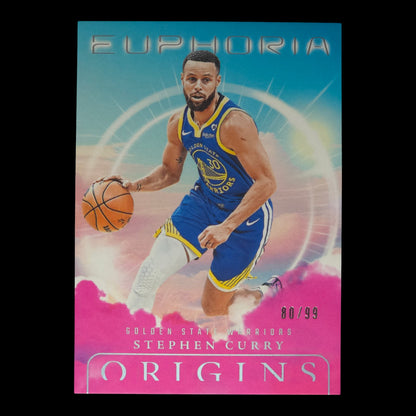 2024-25 STEPHEN CURRY EUPHORIA Pink 80/99 Origins Warriors #6