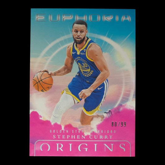 2024-25 STEPHEN CURRY EUPHORIA Pink 80/99 Origins Warriors #6