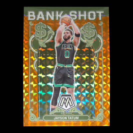 2023-24 JAYSON TATUM Bank Shot Orange 23/49 Mosaic Celtics #20