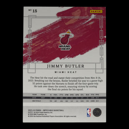2023-24 JIMMY BUTLER 65/75 Impeccable Heat #15