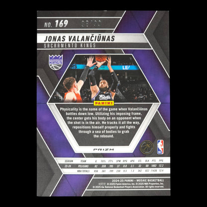 2024-25 JONAS VALANCIUNAS Purple 96/99 Mosaic Kings #169
