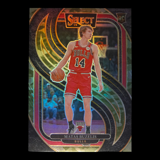 2024-25 MATAS BUZELIS Rookie Bronze Premier Level /125 Select Bulls #166