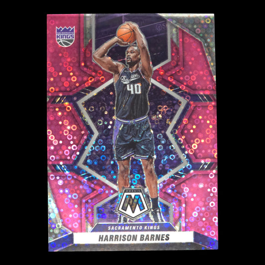 2021-22 HARRISON BARNES Pink Disco 6/20 Mosaic Kings #91
