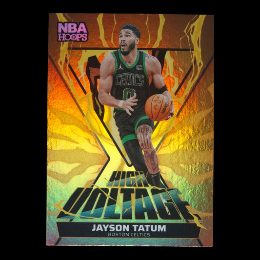 2024-25 JASON TATUM High Voltage Holo Hoops Celtics #17