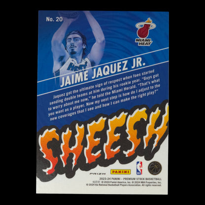 2023-24 JAIME JAQUEZ JR. Sheesh Holo Hoops Heat #20