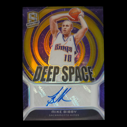 2023-24 MIKE BIBBY Deep Space Auto Gold 6/10 Spectra Kings DSS-MBB