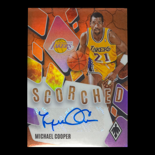 2023-24 MICHAEL COOPER Scorched 21/49 Phoenix Lakers SCS-MCP