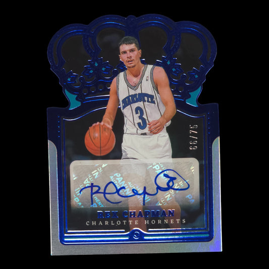 2021-22 REX CHAPMAN Blue Crystal 66/75 Crown Royal CA-RXC