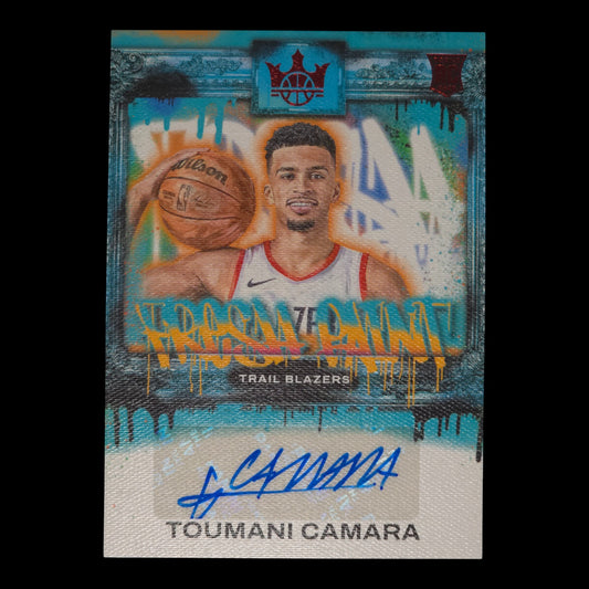 2023-24 TOUMANI CAMARA Fresh Paint Ruby 32/99 Court Kings FP-TCP