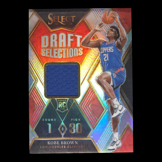 2023-24 KOBE BROWN Silver Draft Selections Patch Select DSM-KB
