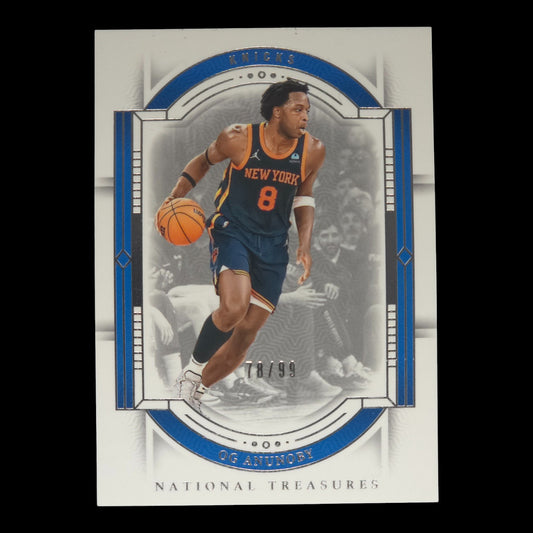 2023-24 OG ANUNOBY Base 78/99 National Treasures Knicks #58