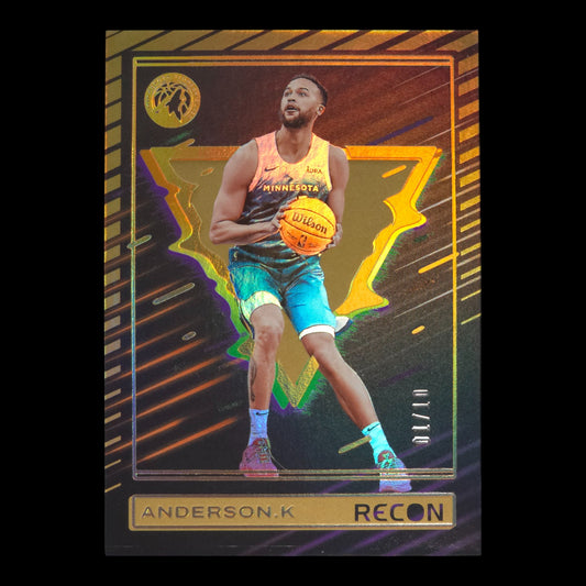 2023-24 KYLE ANDERSON Gold 1/10 Recon Timberwolves #60