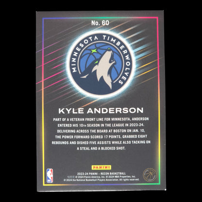 2023-24 KYLE ANDERSON Gold 1/10 Recon Timberwolves #60