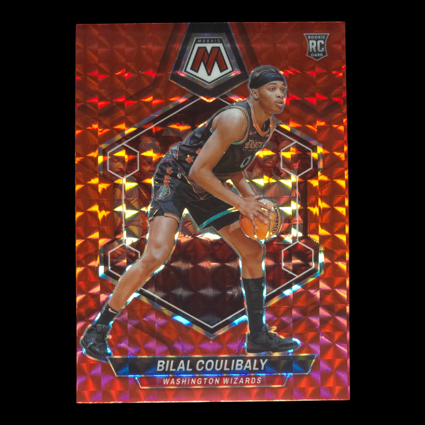 2023-24 BILAL COULIBALY Red Mosaic Rookie Wizards #235