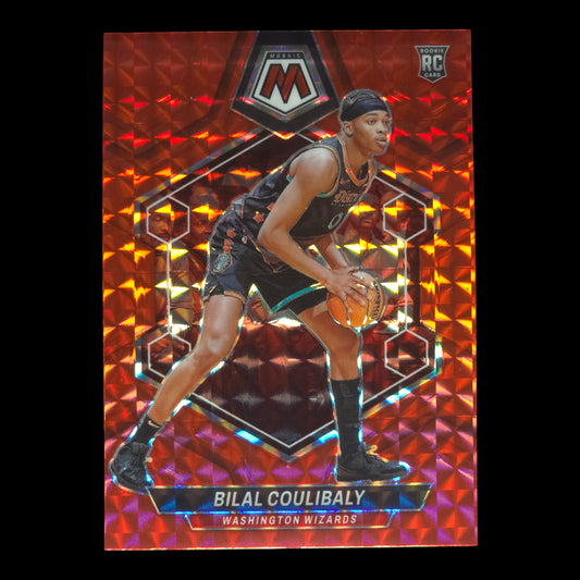 2023-24 BILAL COULIBALY Red Mosaic Rookie Wizards #235