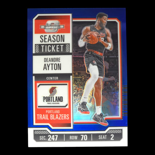 2023-24 DEANDRE AYTON Blue 41/99 Contenders Blazers #98