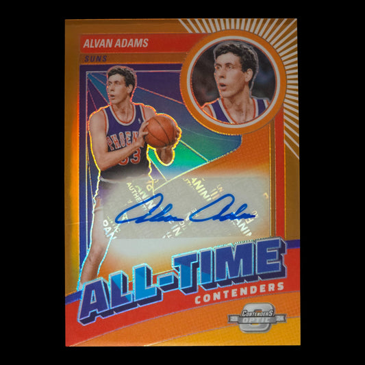2023-24 ALVAN ADAMS All-Time Contenders Orange 8/25 Suns AT-AAP