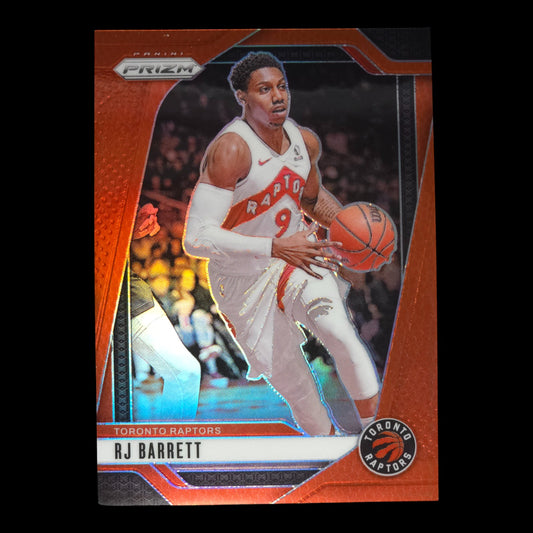2024-25 RJ BARRETT Red Prizm 84/225 Prizm Raptors #101