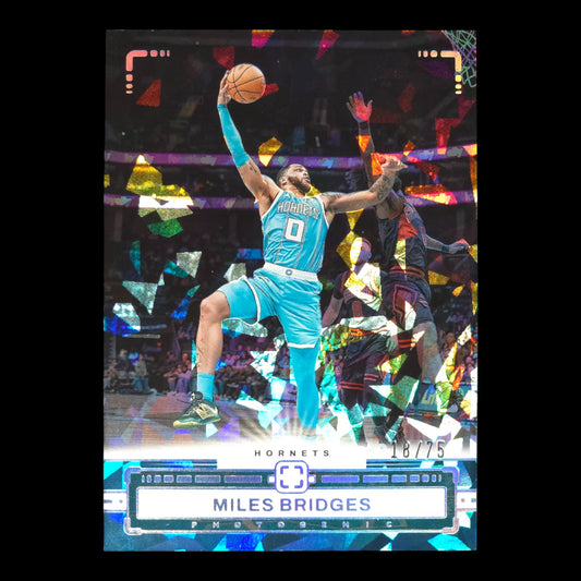 2023-24 MILES BRIDGES Diamond 18/75 Photogenic Hornets #37