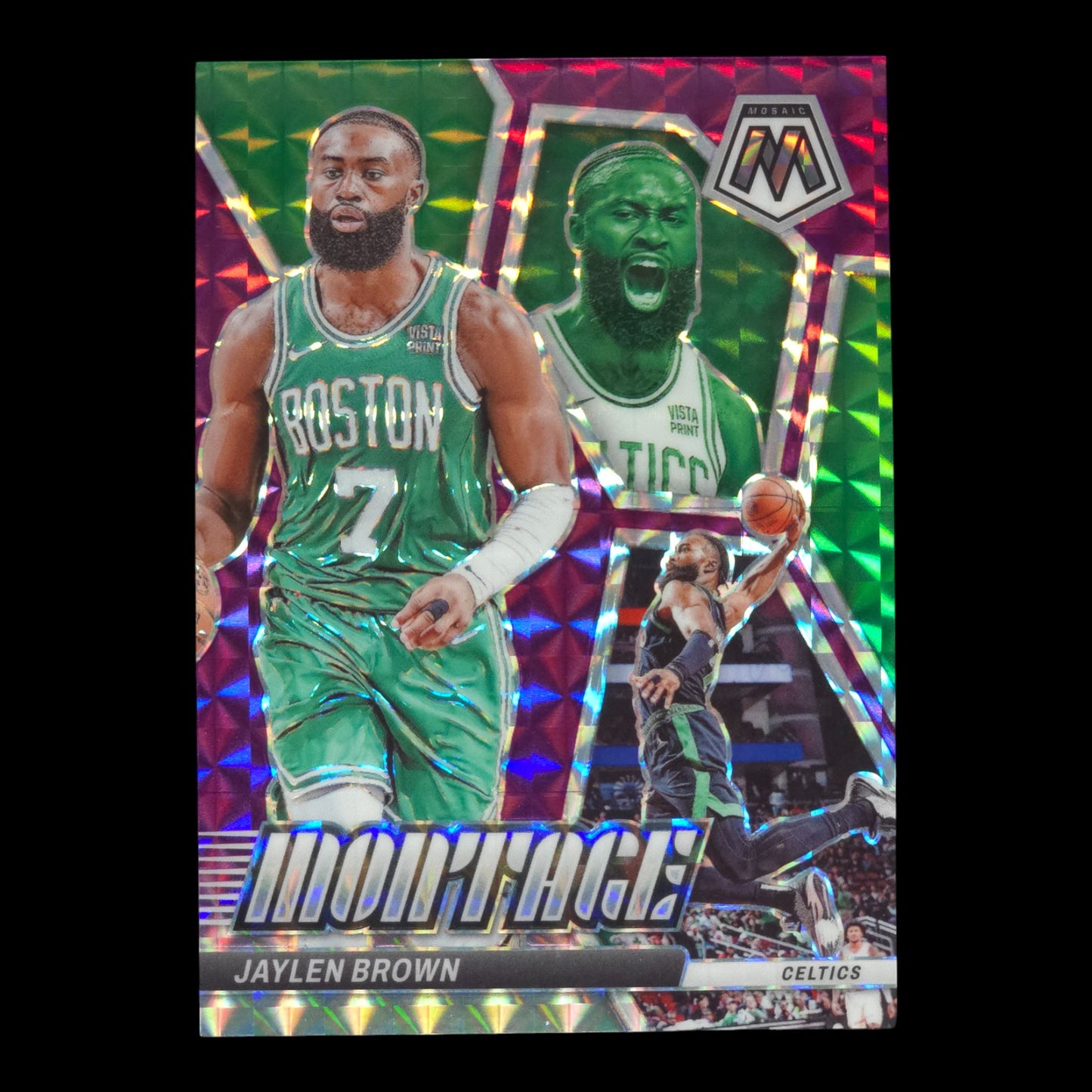 2023-24 JAYLEN BROWN Purple Montage 23/99 Mosaic #16