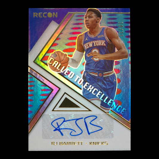 2021-22 RJ BARRETT Called to Excellence Auto 10/35 Recon CES-RJB