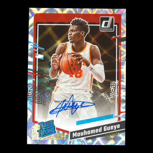 2023-24 MOUHAMED GUEYE Rated Rookie Auto Holo Frame /75 Donruss