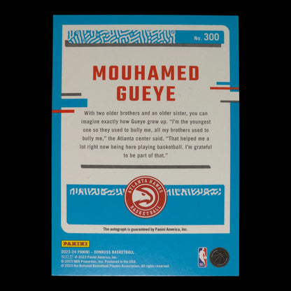 2023-24 MOUHAMED GUEYE Rated Rookie Auto Holo Frame /75 Donruss