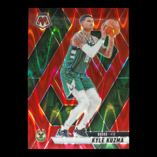 2024-25 KYLE KUZMA Red Seismic Prizm 239/299 Mosaic Bucks #142
