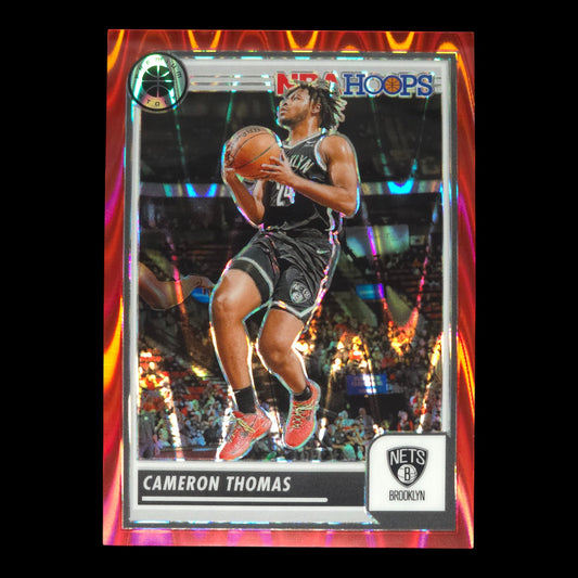 2023-24 CAMERON THOMAS Red Seismic Prizm 161/199 Hoops Nets #130