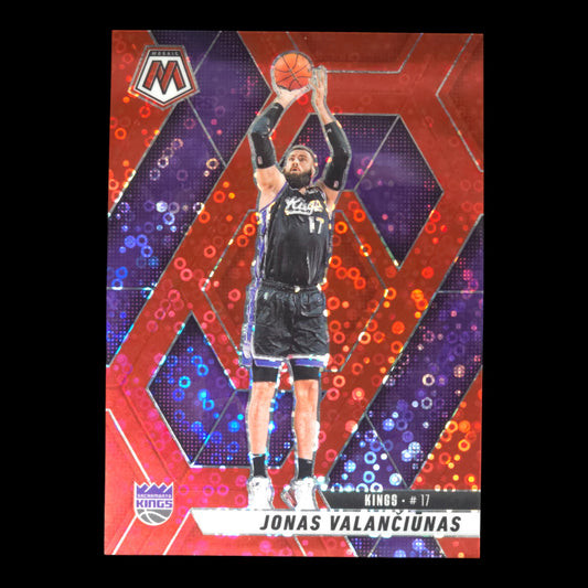 2024-25 JONAS VALANCIUNAS Red Mosaic 15/99 Kings Mosaic #169