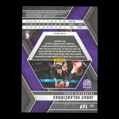2024-25 JONAS VALANCIUNAS Red Mosaic 15/99 Kings Mosaic #169