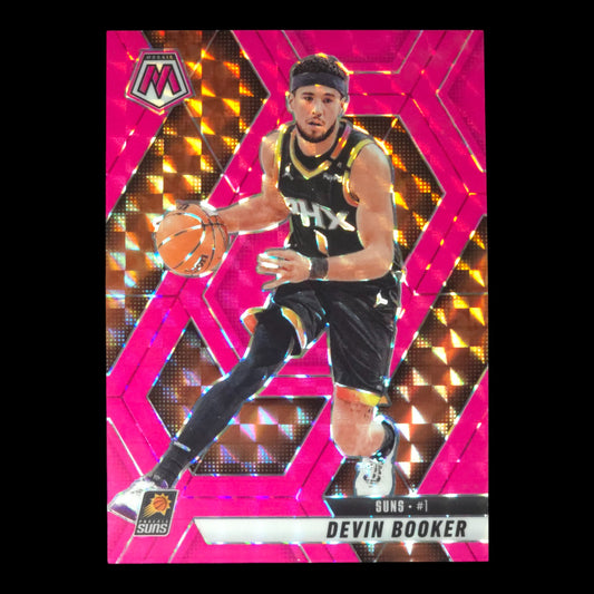 2024-25 DEVIN BOOKER Florescent Pink 10/10 Mosaic Suns #200