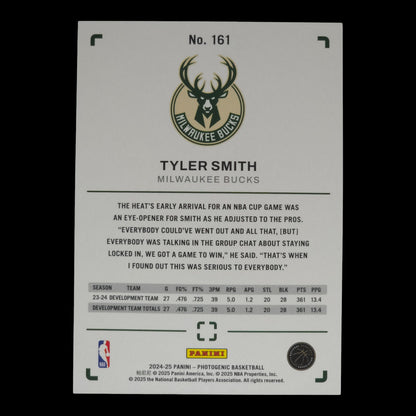 2024-25 TYLER SMITH Stardust 16/65 Photogenic Bucks #161