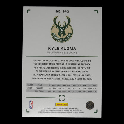 2024-25 KYLE KUZMA Holo 48/99 Photogenic Bucks #145