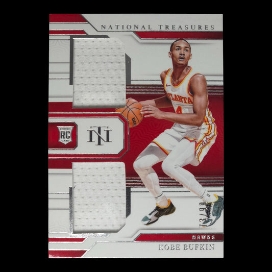 2023-24 KOBE BUFFKIN Rookie Dual Materials 73/99 National Treasures RD-KOB