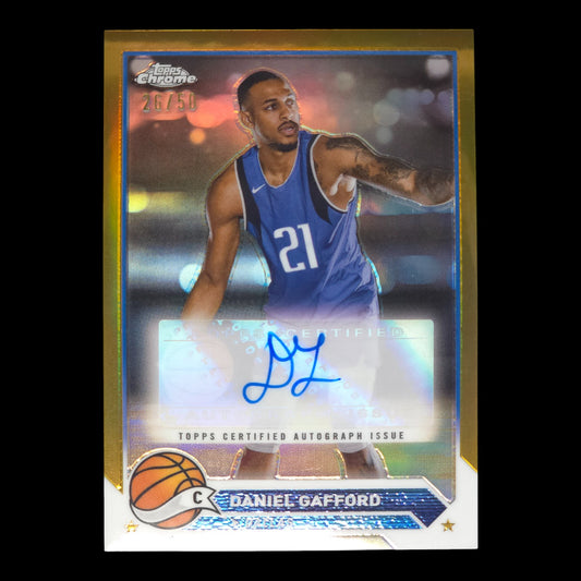 2024-25 DANIEL GAFFORD Gold Refractor 26/50 Topps Chrome CG-DGA