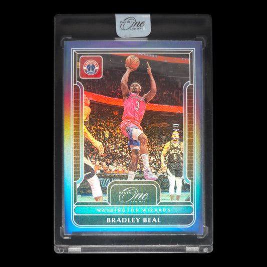 2022-23 BRADLEY BEAL Blue 33/40 Panini One & One Wizards #31