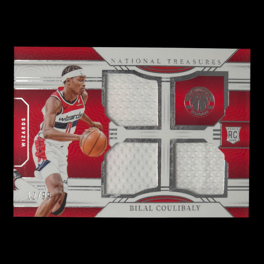 2023-24 BILAL COULIBALY Rookie Triple Materials 12/99 National Treasures