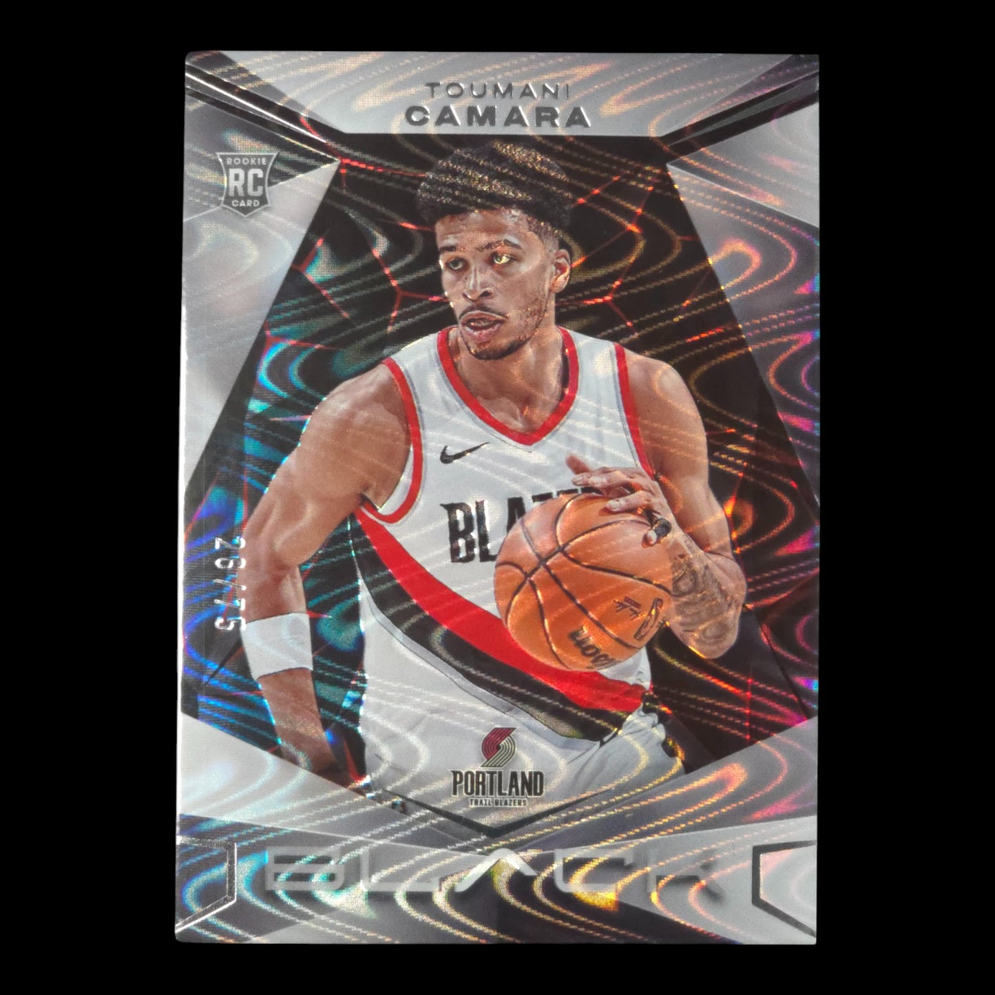 2023-24 TOUMANI CAMARA 26/75 Panini Black Blazers #72