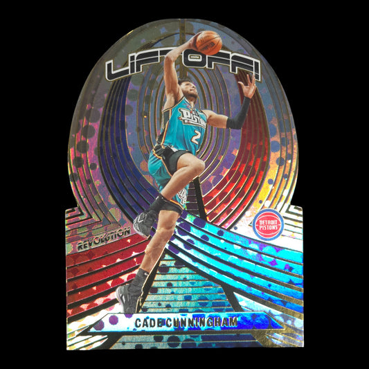 2022-23 CADE CUNNINGHAM LIFT OFF Die Cut Revolution Pistons #9