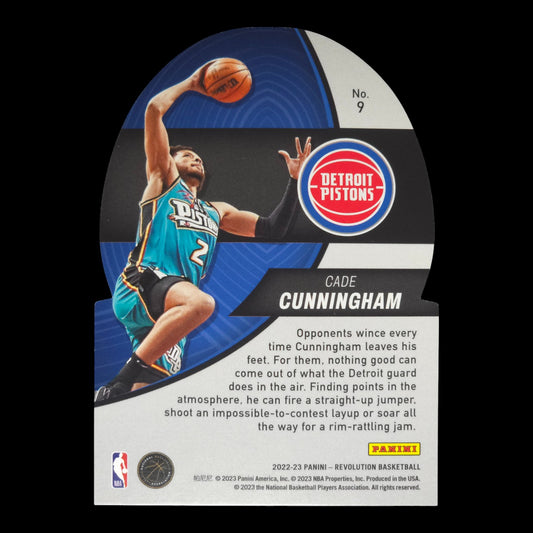 2022-23 CADE CUNNINGHAM LIFT OFF Die Cut Revolution Pistons #9