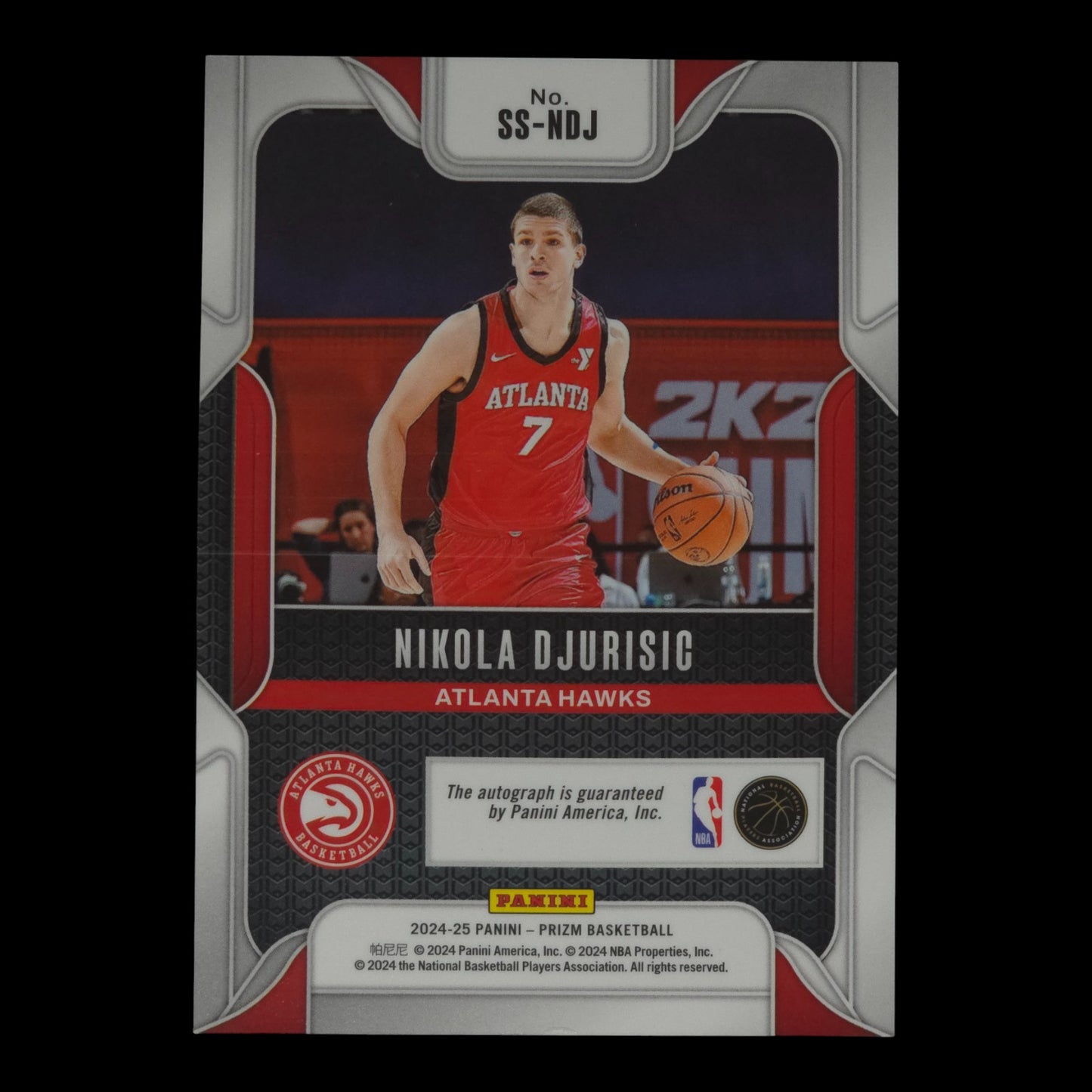 2024-25 NIKOLA DJURISIC Sensational Signatures Prizm SS-NDJ