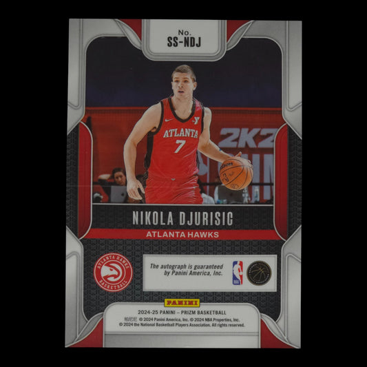 2024-25 NIKOLA DJURISIC Sensational Signatures Prizm SS-NDJ
